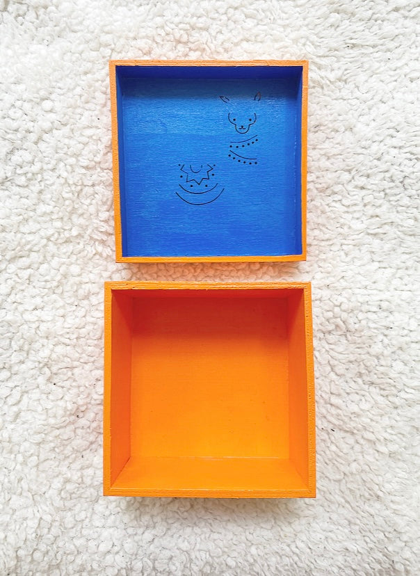 Orange Llama Box