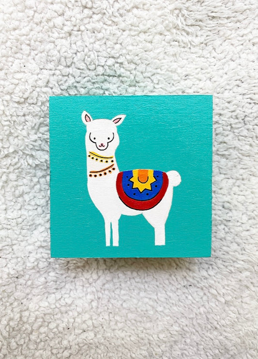 Seafoam Llama Box